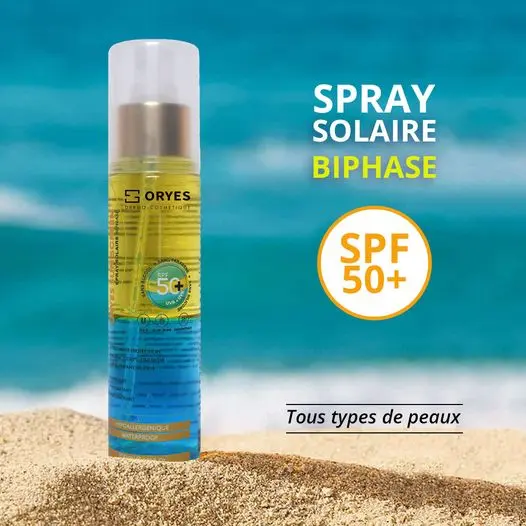 Spray solaire biphase